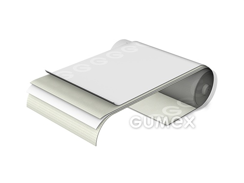 PVC Förderband F 20, 2-lagig, 2,6mm, Breite 500mm, FDA, -10°C/+70°C, weiß, 